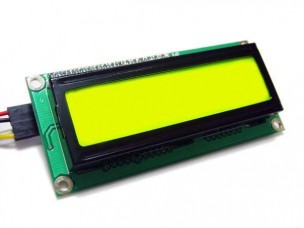 Дисплей LCD 1602 (желто-зеленый)