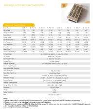 Характеристики блоков питания серии S-200